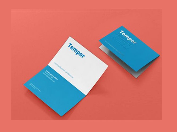 Folded Visiting Cards Folded Visiting Cards - Image 1