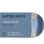 U Shape Visiting Cards