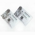 Frosted Visiting Cards