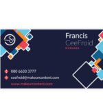 Standard Visiting Cards