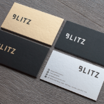 Metallic Visiting Cards