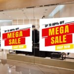 White Window Decals - Rectangle Shape