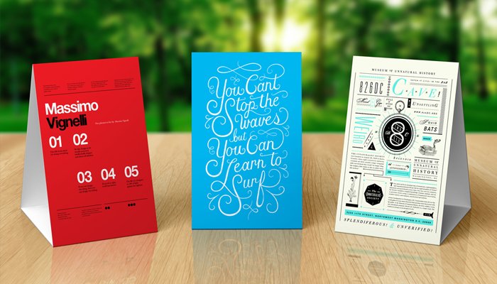 Tent Card Tent Card - Image 1